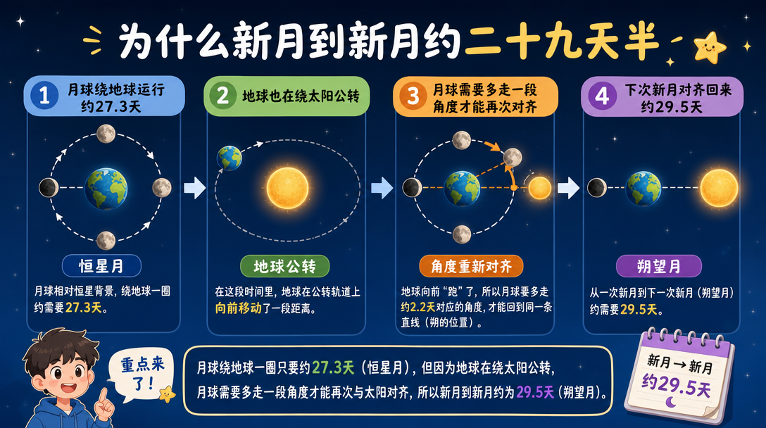 地月日关系流程