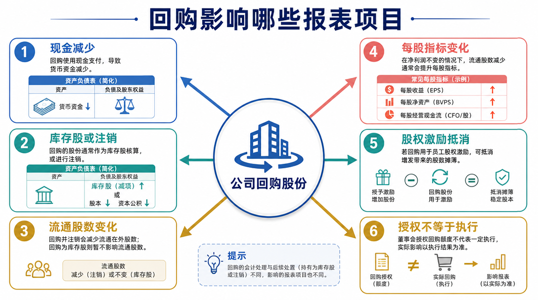 回购影响关系图