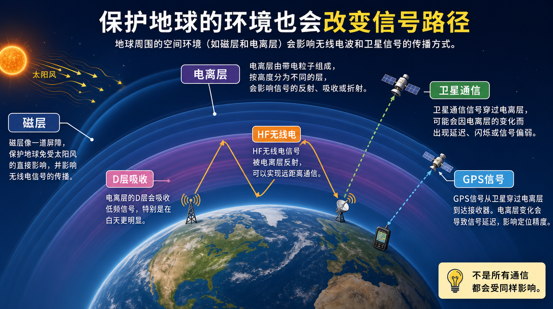 磁层电离层与信号路径