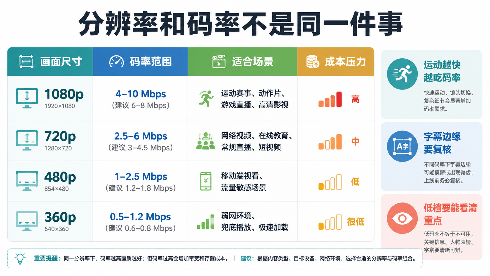 码率分辨率图
