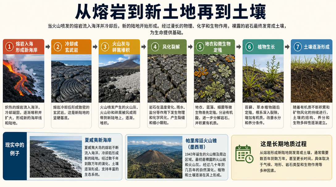 新土地与土壤形成图