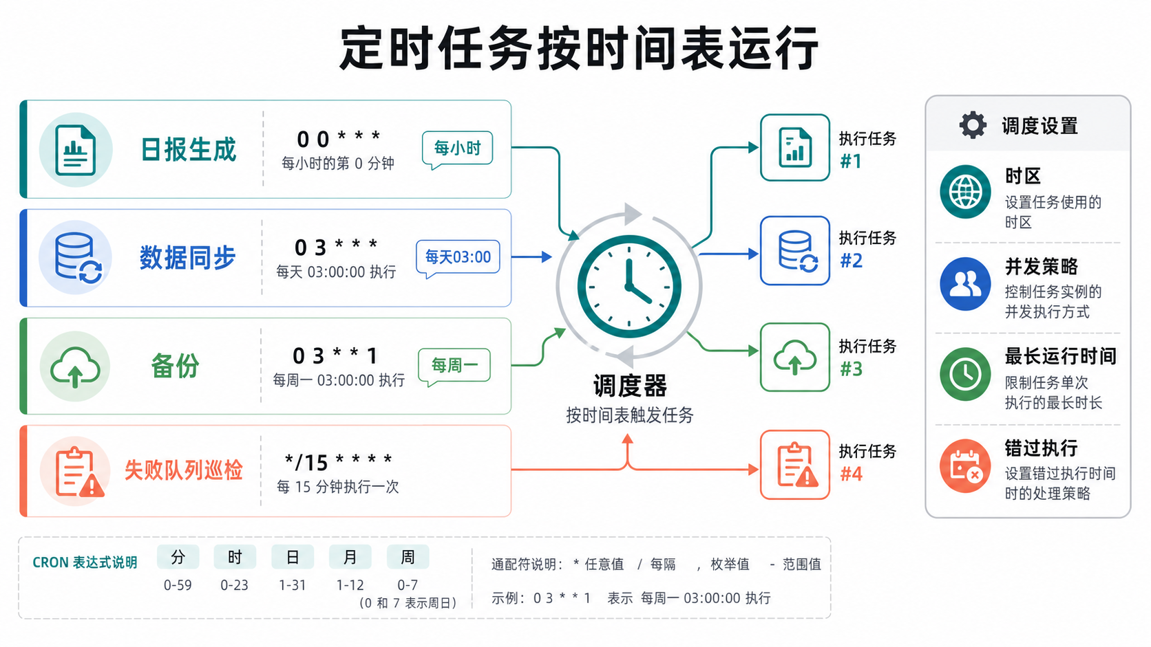 Webhook 与定时任务对照